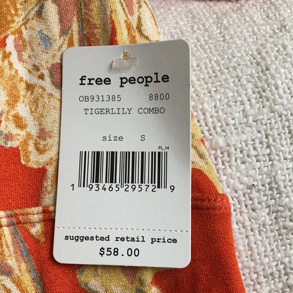 Free People  ‘TigerLily Combo’ crop top. - Picture 3 of 7